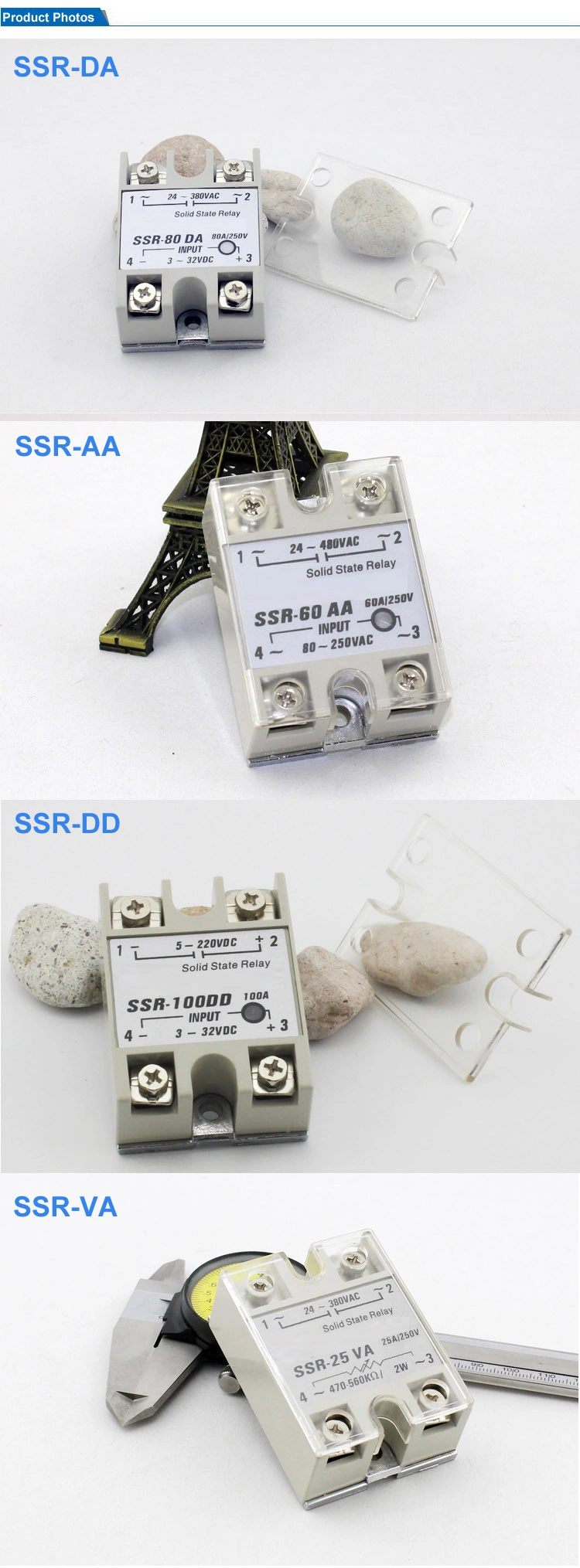 SSR Dd Single Phase Mager Solid State Relay with TUV Ce Approval