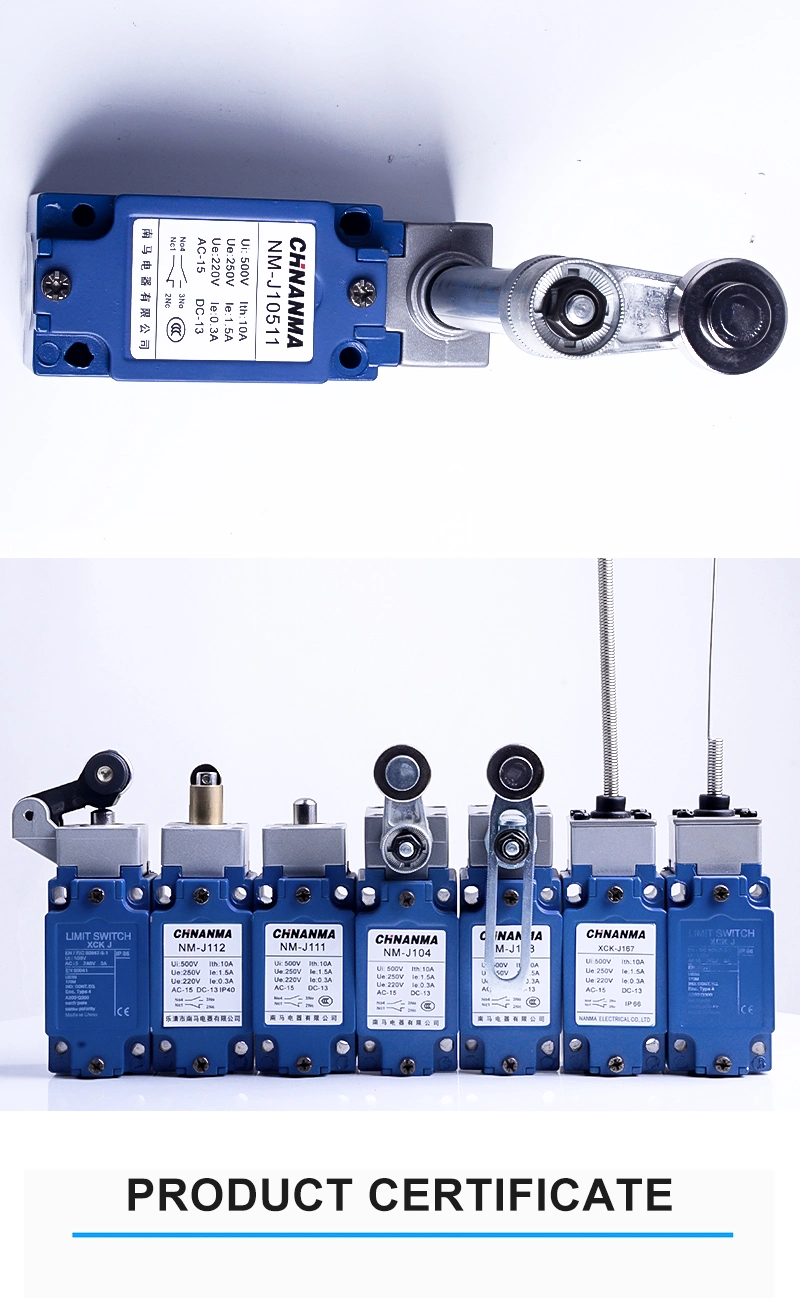 IP66 High Temperature Electric Limit Switch Omron Limit Switch Xck-J Series