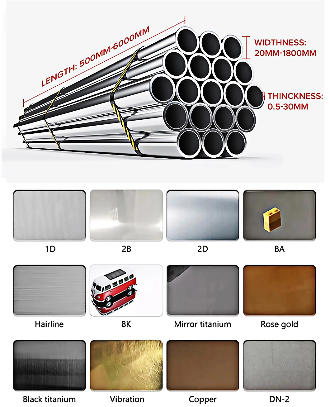 400 Series Hl Hairline Stainless Steel Rectangle Square Welded Pipe