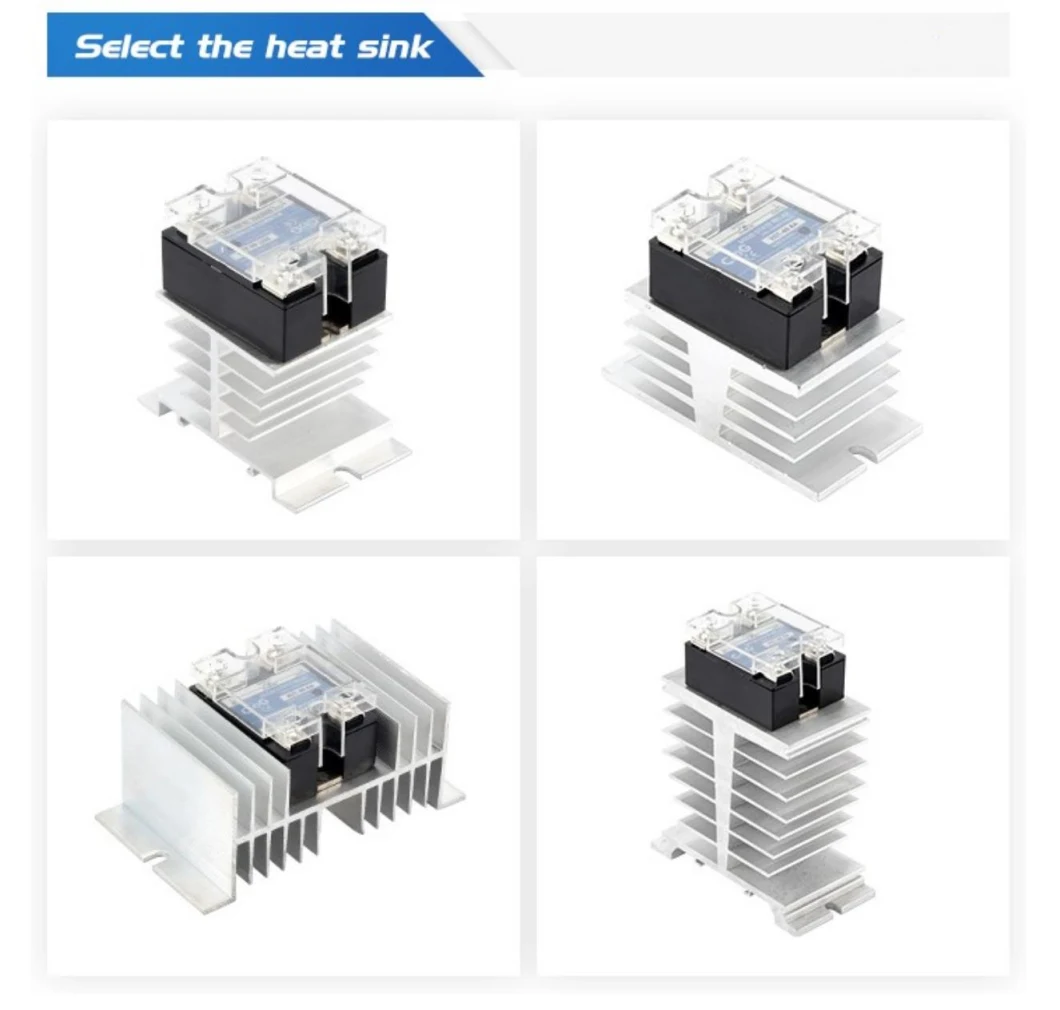 Single Phase DC-AC Solid State Series 24-480VAC 120A High Power Relay