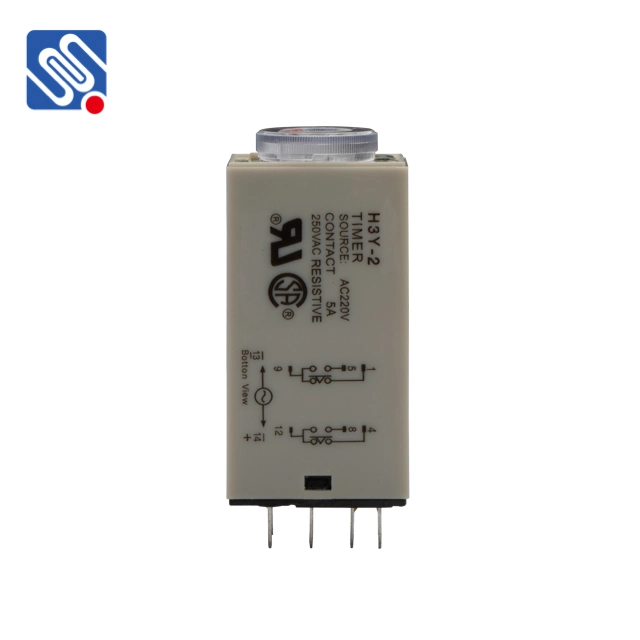High Power Time Meishuo 100PCS/Carton China Timer SSR Relay H3y-2