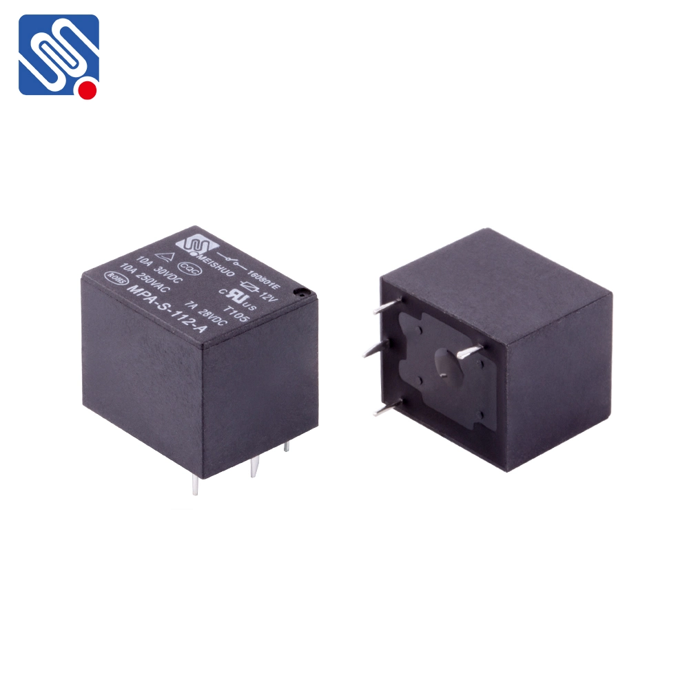 Meishuo MPa-S-112-a Mini Normally Open T73 Relay with 12V 4pin for Coffee Maker/ Rice Cooker/ Heater