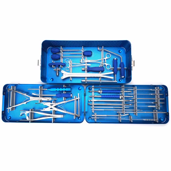 Orthopedic Surgical Equipment Series Spine Surgery Spinal System Pedicle Screw Instrument Tools Set
