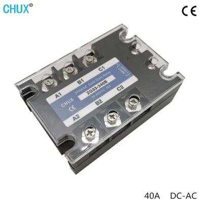 3 Phase SSR 40A Relays Motor Control Module DC Control AC Solid State Relay