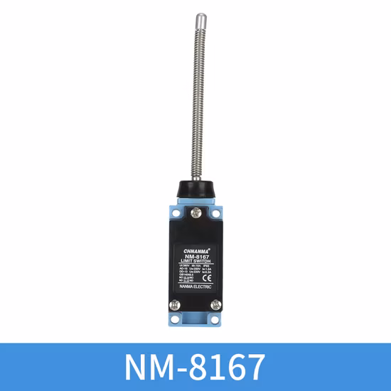 1no1nc Tz-8 Serise Rotary Adjustable Metal Roller Plunger Lever Limit Switch Metal Roller Plunger Limit Switch in Silver Contacts
