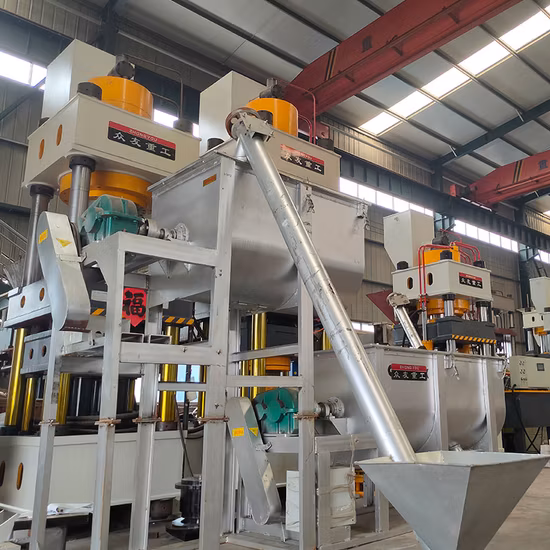 Animal Mineral Salt Licking Block Press Machine Equipped Hydraulic Overload Protection Device